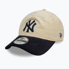 Бейсболка New Era Block Cord 9Twenty New York Yankees світло-бежева