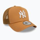 Бейсболка New Era League Essential Trucker New York Yankees темно-бежева