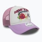 Бейсболка New Era Fruit Graphics Trucker New York Yankees темно-рожева
