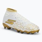 Кросівки футбольні дитячі SKECHERS Skx 1.5 Youth High Jr FG white/gold