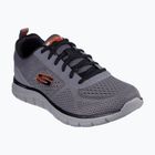 Кросівки чоловічі Skechers Track Leshur charcoal/orange