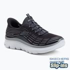 Кросівки жіночі SKECHERS Summits Plus Soft Luster charcoal/silver