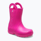 Дитячі гумові чоботи Crocs Handle It Rain Boot Kids pink crush