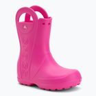 Дитячі гумові чоботи Crocs Handle It Rain Boot Kids pink crush