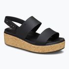 Сандалі жіночі Crocs Brooklyn Cork Low Wedge black/black