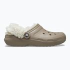 Шльопанці Crocs Classic Fleece Lined mushroom