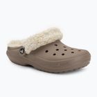 Шльопанці Crocs Classic Fleece Lined mushroom