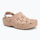 Шльопанці Crocs Classic Floral Cutout Clog pink caramel