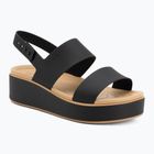 Сандалі жіночі Crocs Brooklyn Matte Wrap Low Wedge black/cashew