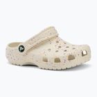 Шльопанці дитячі Crocs Classic Glow Paint Splatter summit white/multi
