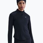 Жіноча бігова лонгслівка Nike Tempo Swoosh Run Dri-Fit 1/4-Zip black/white