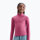 Лонгслів для тренувань дитячий Nike Dri-Fit 1/4 Zip sweet beet/white