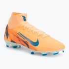 Кросівки футбольні чоловічі Nike Mercurial Superfly 10 Pro Kylian Mbappe FG melon tint/igloo