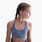 Бюстгальтер для тренувань дитячий Nike Swoosh world indigo/white