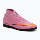 Кросівки футбольні чоловічі Nike Mercurial Superfly 10 Club IC magic flamingo/black/total crimson