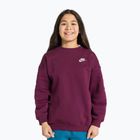 Кофта дитяча Nike Sportswear Club Fleece bordeaux/white