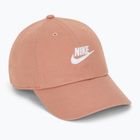Кепка Nike Club Unstructured Futura Wash rose gold/white