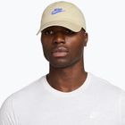Кепка з козирком Nike Club Unstructured Futura Wash light khaki/sapphire