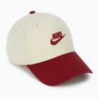 Кепка Nike Club Unstructured Futura Wash light khaki/team crimson/team crimson