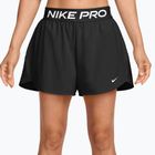 Шорти для тренувань жіночі Nike Pro Dri-Fit Mid-Rise Brief-Lined 3" black/white