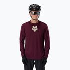 Лонгслів велосипедний чоловічий Fox Racing Ranger Fox Head LS dark maroon