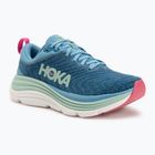 Кросівки для бігу жіночі HOKA Gaviota 5 alpine blue/jadeite