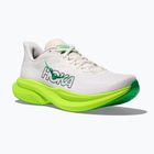 Кросівки для бігу чоловічі HOKA Mach 6 white/neon lime