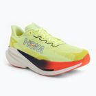 Кросівки для бігу чоловічі Hoka Mach X 3 Wide neon yuzu/squid ink