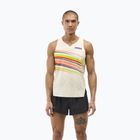 Футболка для бігу чоловіча HOKA Race Day Singlet alabaster flare