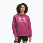Кофта жіноча Under Armour Rival Feelce Shimmer Hoody fuchsia dusk/irisdescent
