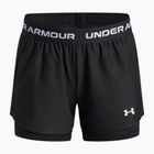 Шорти для тренувань дитячі Under Armour UA Tech Play Up 2IN1 Shorts black/black/white