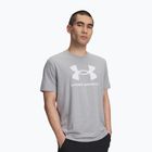 Чоловіча футболка Under Armour Sportstyle Logo Update steel light heather/white