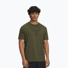 Футболка для тренувань чоловіча Under Armour Project Rock Payoff Graphic expedition green/black