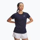 Жіноча тренувальна футболка Under Armour Tech Twist midnight navy/white