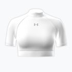 Футболка для тренувань жіноча Under Armour HeatGear Crop Mock white/halo gray