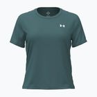 Футболка для тренувань жіноча Under Armour Tech Wordmark Tape rack green/black/white