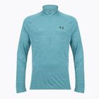 Лонгслів чоловічий Under Armour Tech Textured 1/2 Zip boundless blue/black