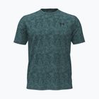 Футболка для тренувань чоловіча Under Armour Tech Tee Pixelate rack green/black