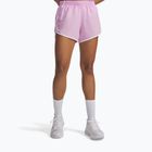 Шорти для бігу жіночі Under Armour Fly By 3" pink dawn/white