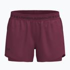 Шорти для тренувань жіночі Under Armour Tech Play Up 2IN1 Shorts claret/claret/ox blood