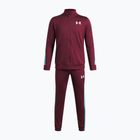 Спортивний костюм дитячий Under Armour Knit Track Suit vintage maroon/fresco blue/white