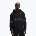 Кофта чоловіча Under Armour Icon Fleece Taped Full Zip ultimate black/white