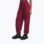 Штани жіночі Under Armour Icon Fleece Gym Pant claret/white