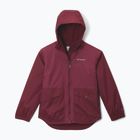 Куртка-дощовик дитяча Columbia Rainy Trails II Fleece rich wine
