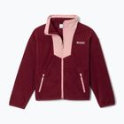 Дитяча флісова кофта Columbia Sequoia Grove Full Zip Fleece rich wine/eraser pink