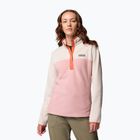 Жіноча толстовка Columbia Benton Springs 1/2 Snap eraser pink/dark stone/tuscan