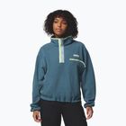 Кофта флісова жіноча Columbia Helvetia II Cropped Half Snap Fleece everblue/crushed blue/citron haze