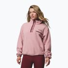 Жіноча флісова кофта Columbia Helvetia II Cropped Half Snap Fleece eraser pink/fig/rich wine