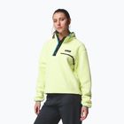 Жіноча флісова кофта Columbia Helvetia II Cropped Half Snap Fleece citron haze/black/compass blue