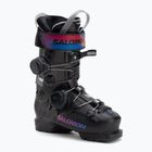 Черевики гірськолижні жіночі Salomon S/Pro Supra Dual Boa 115 W black/beluga met./beetroot purple